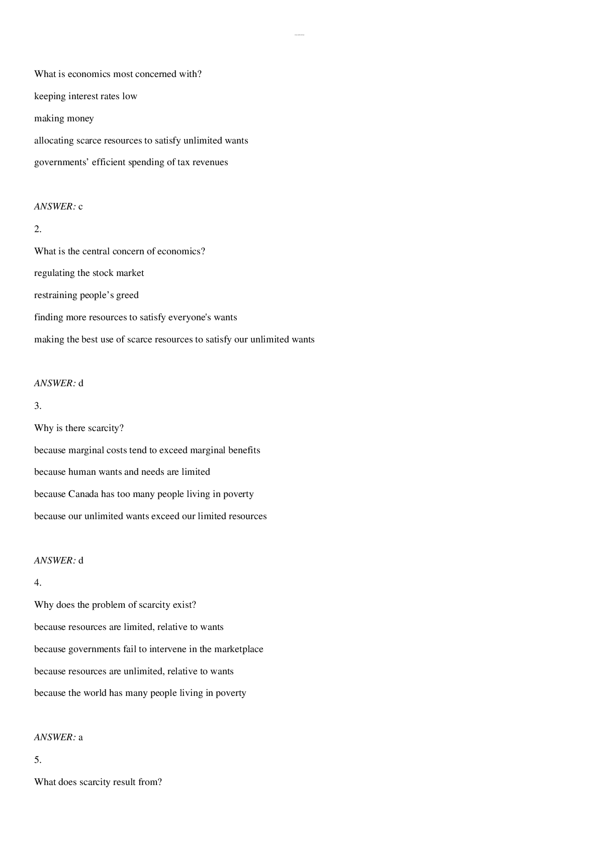Preview image for ECON 3 Chapter 1 The Role and Method of Economics!Rated A+ Answers